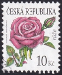 Stamps Czech Republic -  rosa