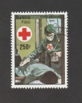 Stamps Burkina Faso -  Medico Cruz Roja
