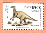 Sellos de America - Chile -  ANIMALES  PREHISTÓRICOS.  IGUANODON.