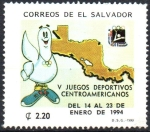 Sellos de America - El Salvador -  V  JUEGOS  DEPORTIVOS  CENTROAMERICANOS