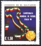 Sellos de America - El Salvador -  CAMPEONATO  MUNDIAL  DE  FUTBOL  ITALIA  90