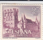Stamps Spain -  ALCAZAR DE SEGOVIA  (42)