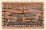 Sellos de America - Estados Unidos -  890- The 200th Anniversary of Nassau Hall 