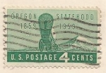 Sellos de America - Estados Unidos -  927 - The 100th Anniversary of Oregon Statehood