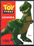Sellos de Africa - Uganda -  HISTORIA  DE  JUGUETES.  REX.
