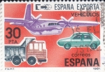 Stamps Spain -  ESPAÑA EXPORTA VEHÍCULOS    (42)