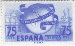 Sellos de Europa - Espa�a -  75 ANIV. DE LA U.P.U(42)