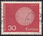 Stamps Germany -  Europa 1970
