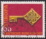 Stamps : Europe : Germany :  Europa 1968