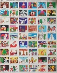 Stamps United States -  Christmas seal from the Children of America (1977)
