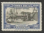 Stamps Costa Rica -  415 - Columbus in Cariari (1947)