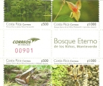 Stamps Costa Rica -  1781-1784  Bosque eterno de los niños  Monteverde (2011)