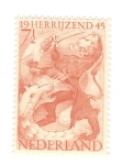 Stamps Netherlands -  Herrijzend 1945