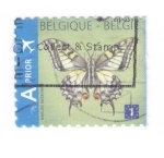 Sellos de Europa - B�lgica -  Mariposa