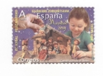 Stamps : Europe : Spain :  Navidad 2019.Construyendo el Belén (Intercambio) 