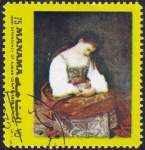 Stamps United Arab Emirates -  María Magdalena