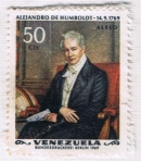 Stamps : America : Venezuela :  Alejandro de Humboldt 14-9-1769