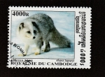 Stamps Cambodia -  Alopexlagopus