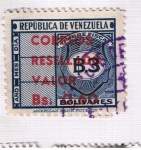 Stamps : America : Venezuela :  Timbre Fiscal B.3