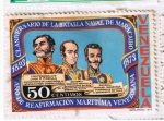 Stamps : America : Venezuela :  CL Aniversario de la Batalla Naval de Maracaibo