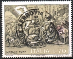 Stamps Italy -  ADORACIÓN  DE  LOS  PASTORES.  PIETRO  TESTA.