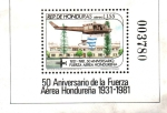 Stamps : America : Honduras :  50th  ANIVERSARIO  DE  LA  FUERZA  AÉREA  HONDUREÑA