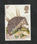 Stamps United Kingdom -  835 - Erizo
