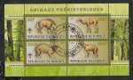 Stamps Djibouti -  Hoja Bloque - Animales prehistóricos