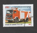 Stamps Cambodia -  Camión Metz SLF