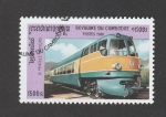 Stamps Cambodia -  Tren el Péndulo francés