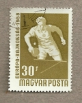 Stamps Hungary -  Campeonato Ping-pong