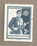 Stamps Hungary -  10º Aniv de la Milicia de los trabajadores