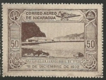 Stamps Nicaragua -  Inauguración de Ferrocarril de Rivas (1932)