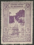 Stamps : America : Nicaragua :  Inauguración de Ferrocarril de Rivas (1932)