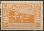 Stamps : America : Nicaragua :  Inauguración de Ferrocarril de Rivas (1932)