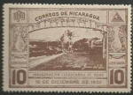 Stamps : America : Nicaragua :  Inauguración de Ferrocarril de Rivas (1932)