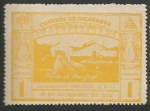 Stamps : America : Nicaragua :  Inauguración de Ferrocarril de Rivas (1932)