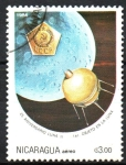 Stamps : America : Nicaragua :  ANIVERSARIO  ESPACIAL.  LUNA  2,  1959.
