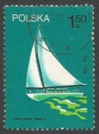 Sellos del Mundo : Europa : Polonia : Intercambio - Polish Sailing Ships 1974