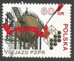 Stamps : Europe : Poland :  Intercambio - La sexta reunión del Partido de los Trabajadores Unidos de Polonia