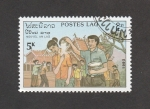 Stamps Laos -  Nuevo año laosiano