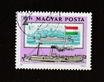 Stamps Hungary -  Comisió nvegación por el Danubio