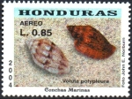 Stamps Honduras -  CONCHAS  MARINAS.  VOLUTA  POLYPLEURA.