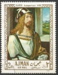 Stamps : Asia : United_Arab_Emirates :  Albrecht Dürer Selfpor trait 1498 AJMAN
