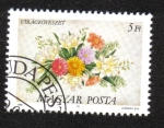 Sellos de Europa - Hungr�a -  Flores