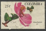 Sellos del Mundo : America : Colombia :  National Orchid Exhibition, 1st Ed.