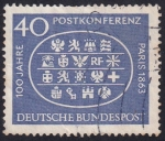 Stamps Germany -  conferencia postal Paris