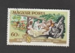 Stamps Hungary -  Hospital de lLambarene.