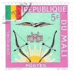 Stamps Mali -  escudo