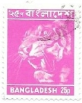 Sellos del Mundo : Asia : Bangladesh : tigre
